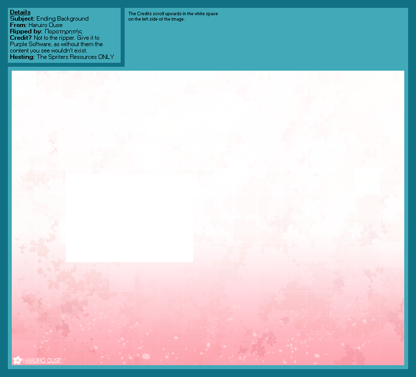 Haruiro Ouse (JPN) - Ending Background