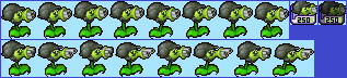 Plants vs. Zombies - Gatling Pea