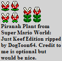 Super Mario World: Just Keef Edition (Hack) - Piranha Plant