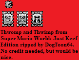 Super Mario World: Just Keef Edition (Hack) - Thwomp and Thwimp