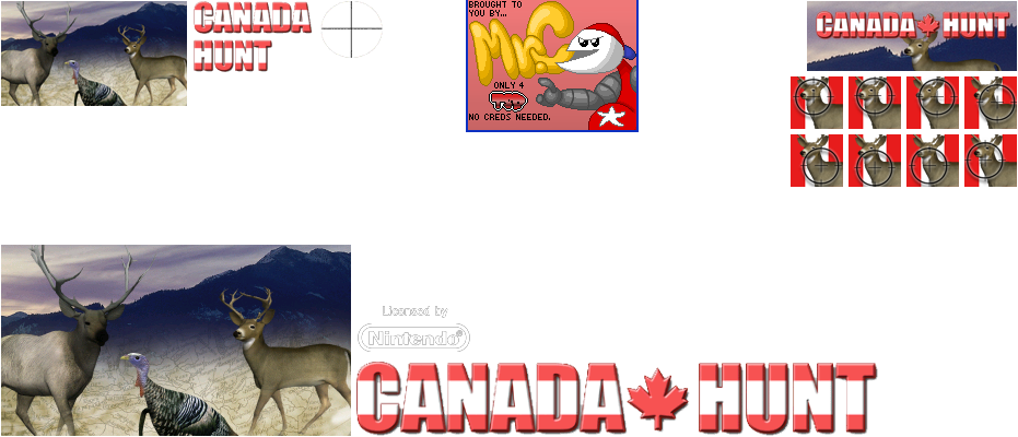 Canada Hunt - Wii Menu Banner and Save Icon