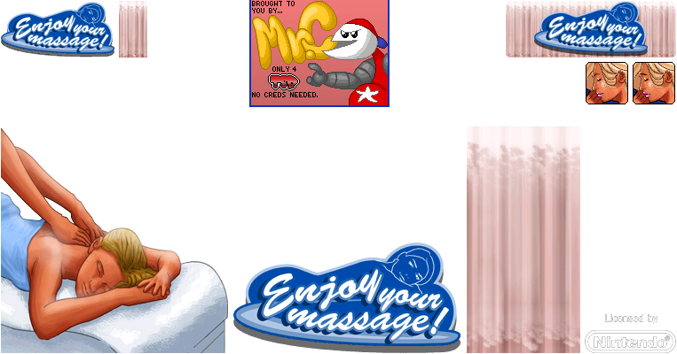 Enjoy Your Massage! - Wii Menu Banner and Save Icon