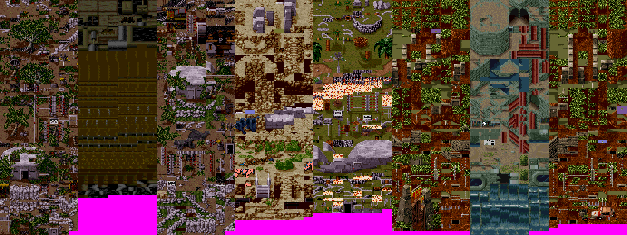 Jurassic Park - Tilesets