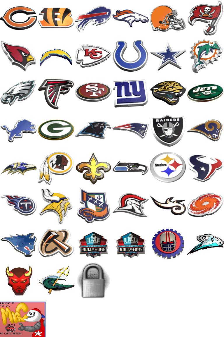 Madden NFL 08 - Team Logos
