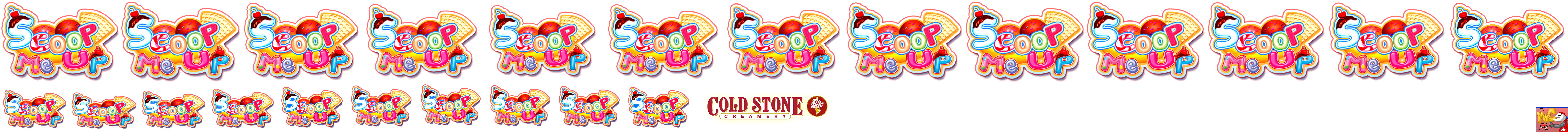Cold Stone Creamery: Scoop It Up - Unused Game Logo