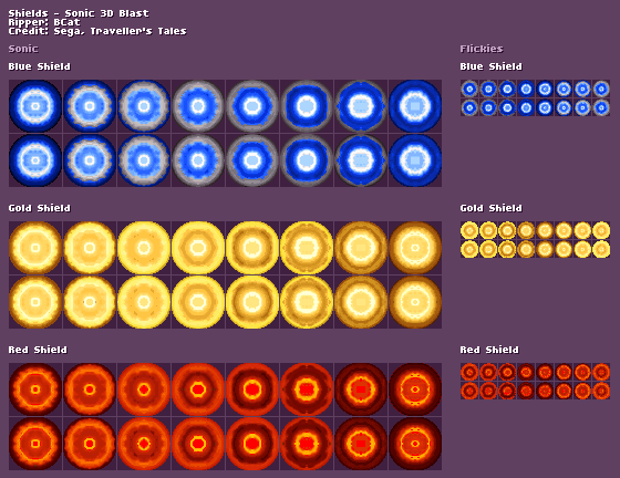 Sonic 3D Blast - Shields