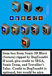 Sonic 3D Blast - Item Box