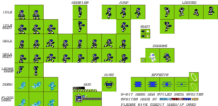 Beck (Mega Man NES-Style)