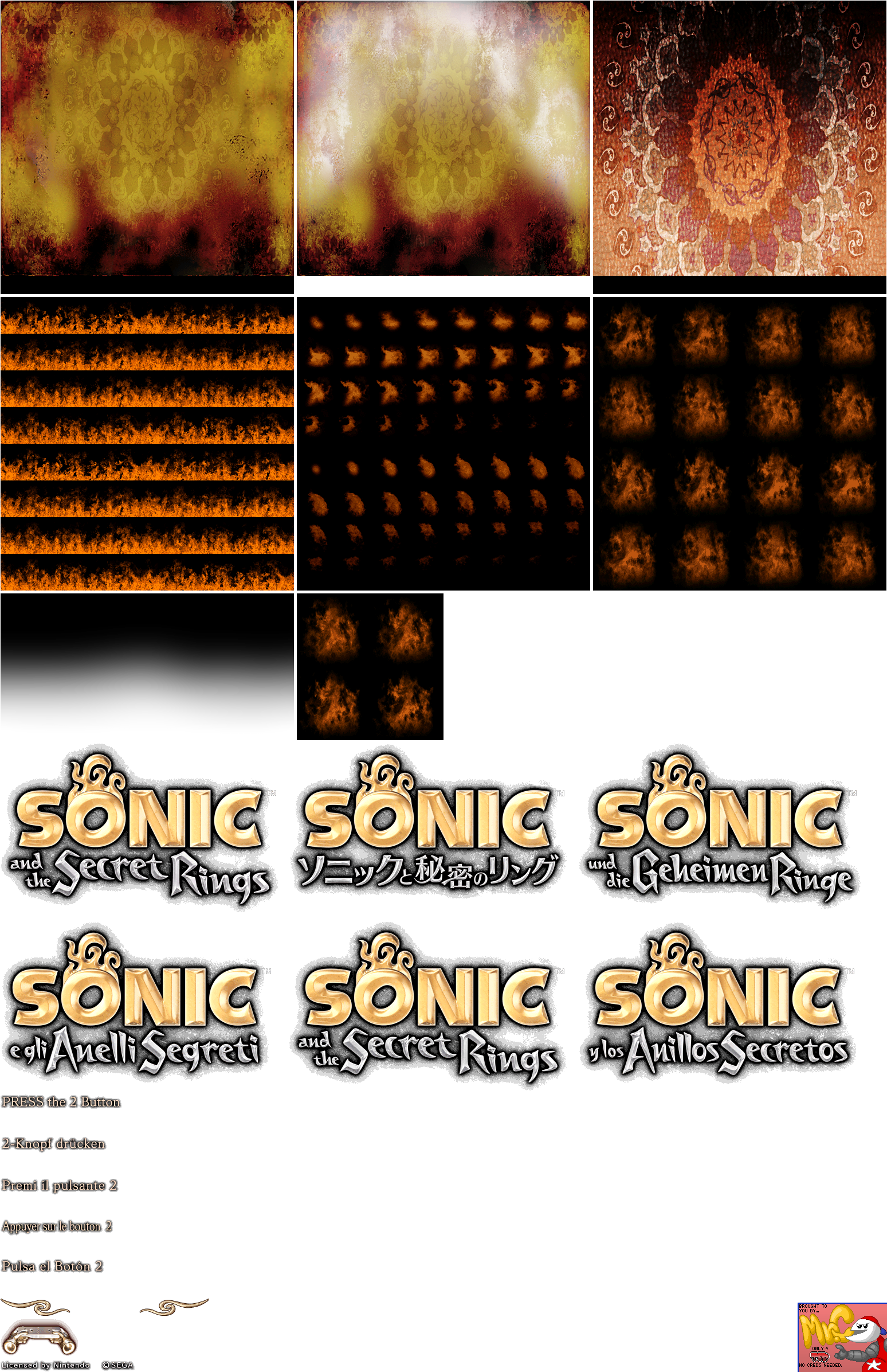 Sonic and the Secret Rings - Title Screen