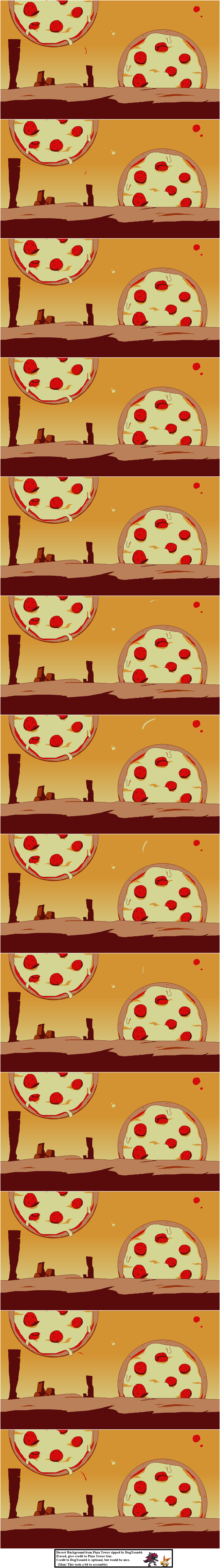 Pizza Tower - Desert Background (Demo)