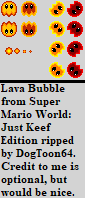 Super Mario World: Just Keef Edition (Hack) - Lava Bubble