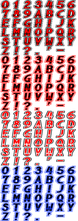 Tekken 2 - Big Font