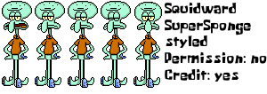 Squidward Tentacles (SuperSponge-Style)