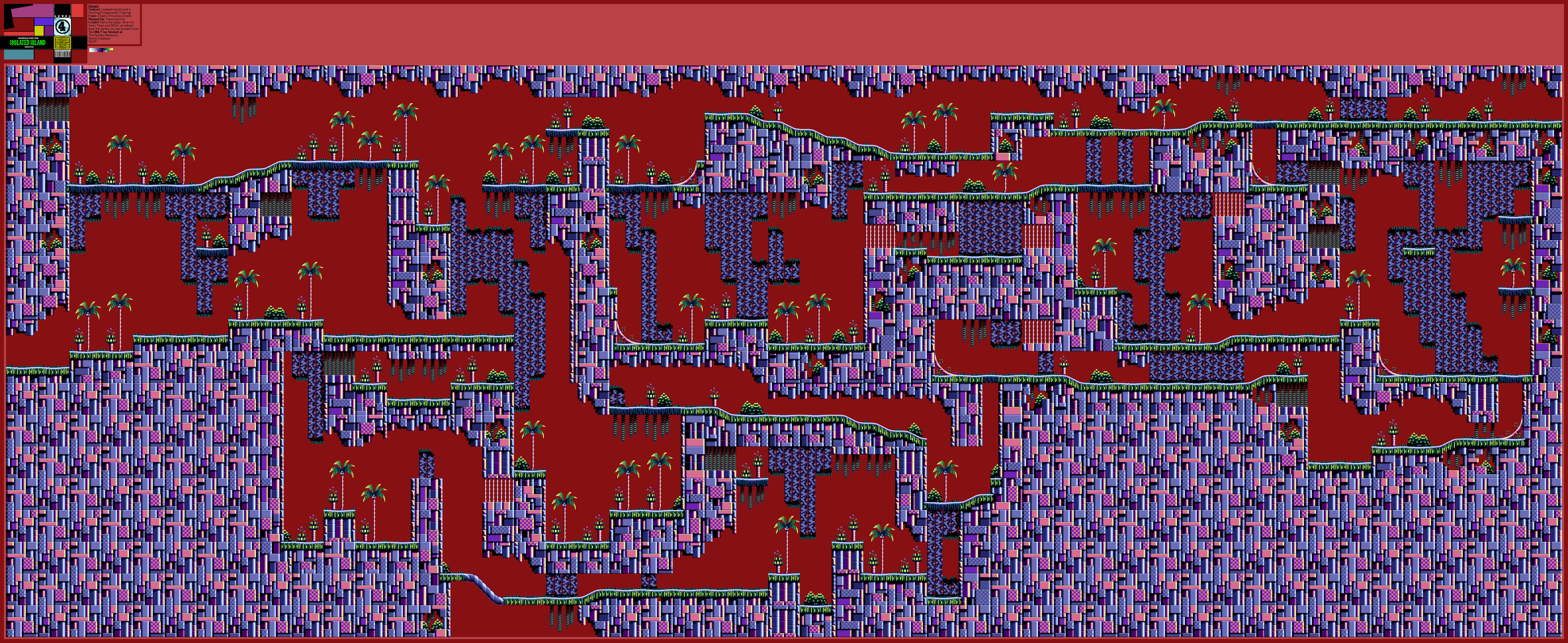 Knuckles' Chaotix (32X) - Isolated Island (Training) Level 4 (Morning)