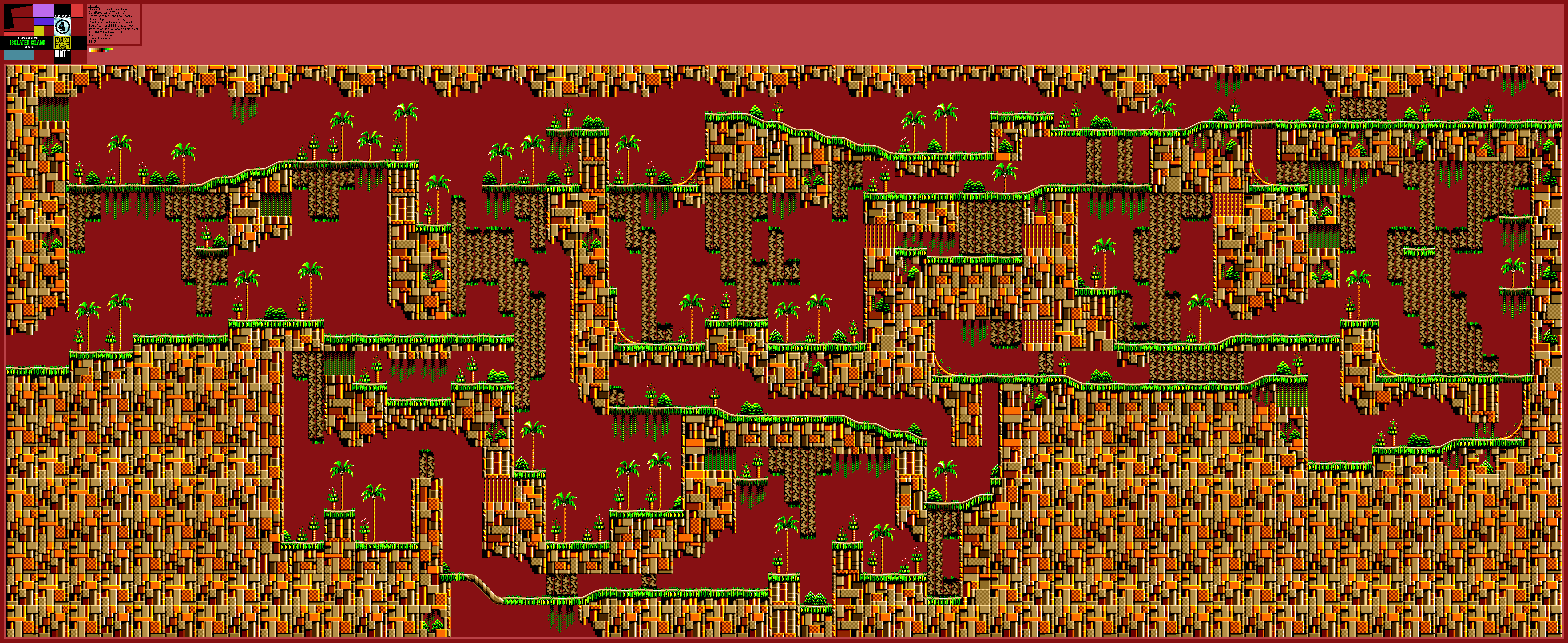 Knuckles' Chaotix (32X) - Isolated Island (Training) Level 4 (Day)