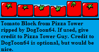 Pizza Tower - Tomato Block