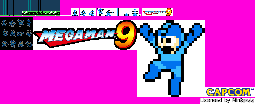 Mega Man 9 - Wii Menu Icon and Banner