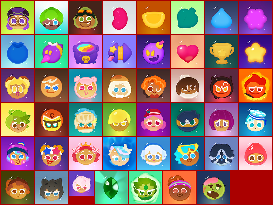 Cookie Run: Puzzle World / Hello! Brave Cookies - Team Icons