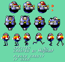 Sonic the Hedgehog Customs - Egg Robo (Sonic 1 8-Bit-Style)