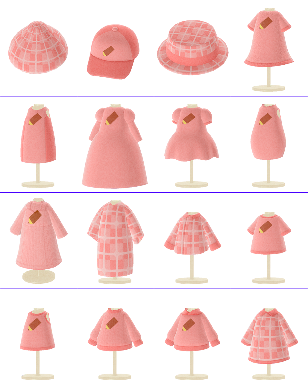 Animal Crossing: New Horizons - Clothing Templates