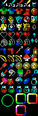 The Legend of Zelda Customs - Inventory Items (A Link to the Past, ZX Spectrum-Style)