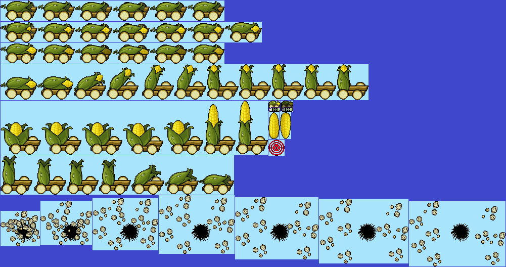 Plants Vs Zombies DS Sprites