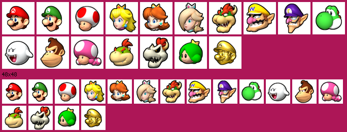 Mario Tennis: Ultra Smash - Character Icons