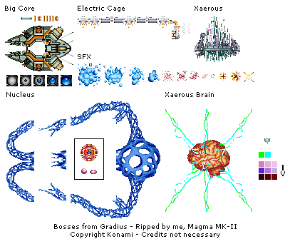 Arcade - Gradius - Bosses - The Spriters Resource Arcade - Gradius - Bosses - The Spriters Resource