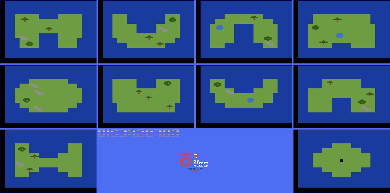 Golf (Atari 2600) - Courses