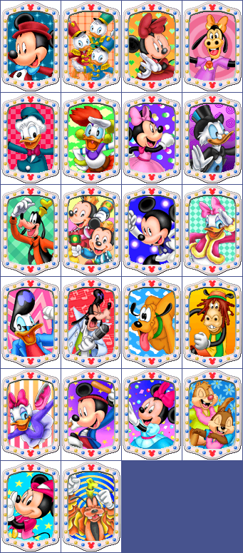 Dance Dance Revolution Disney Dancing Museum (JPN) - Character Portraits