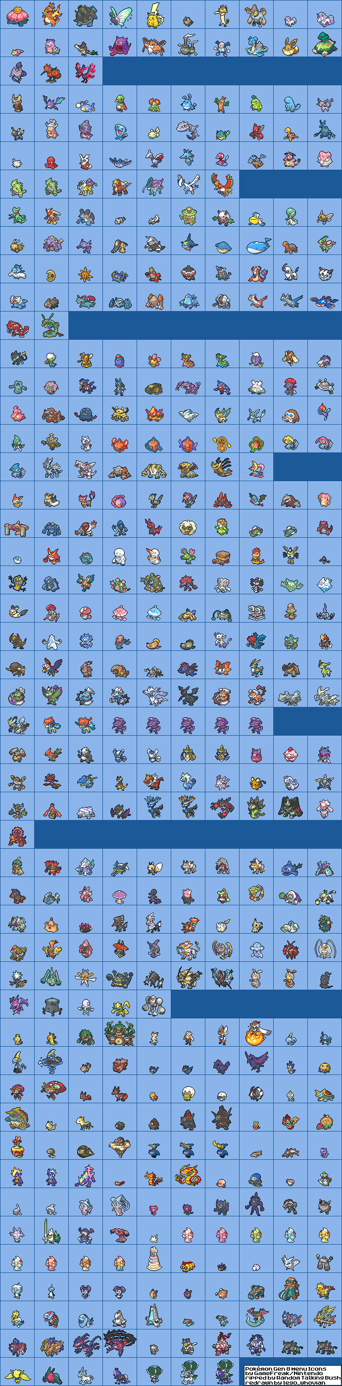 Colored Menu Icons from Pokemon Red/Blue : r/pokemon