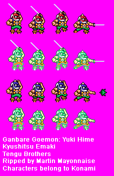 Legend of the Mystical Ninja / Ganbare Goemon - Tengu Brothers