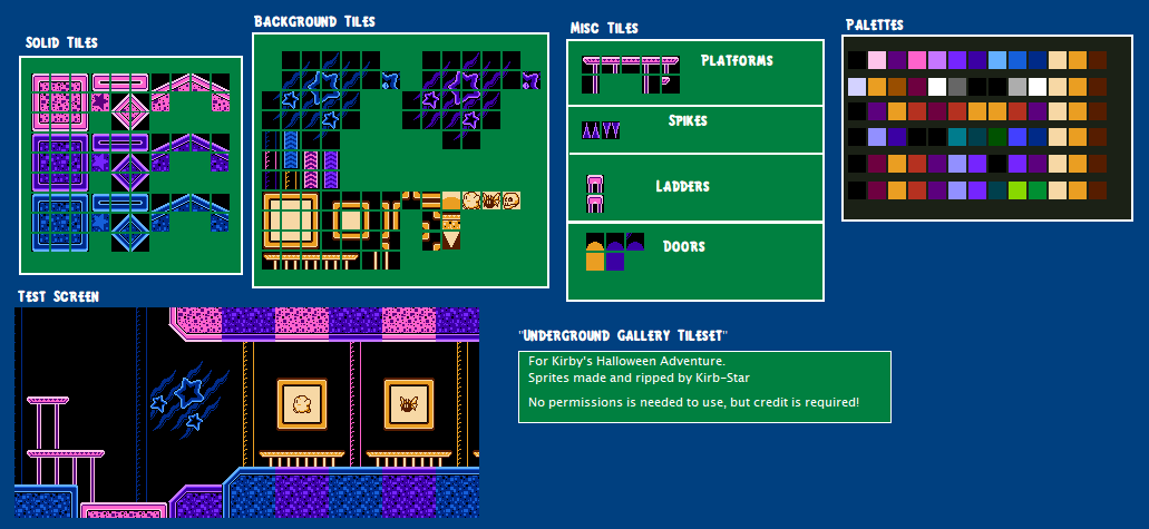 Underground Gallery Tileset