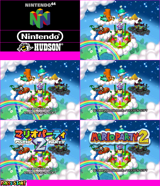 Mario Party 2 - Title Screen