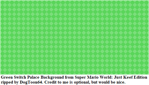 mario world green switch