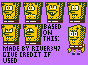 Nickelodeon Customs - SpongeBob SquarePants Portraits (Game Boy Color-Style)