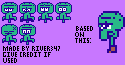 Squidward Tentacles Portraits (Game Boy Color-Style)