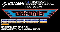 Gradius - HUD