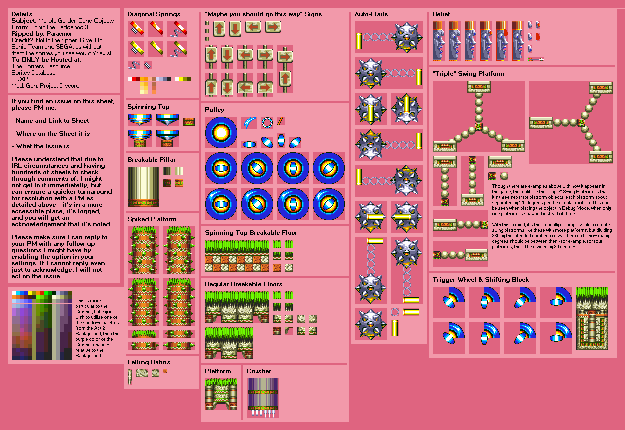 Marble Garden Zone Objects