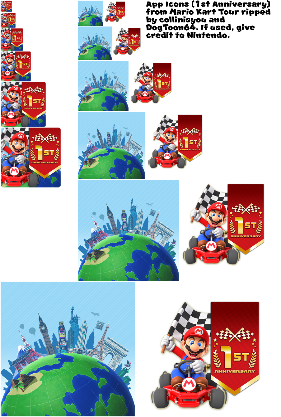 Mario Kart Tour - App Icons (1st Anniversary)