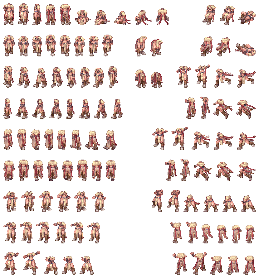 The Spriters Resource - Full Sheet View - Ragnarok Online - Sage