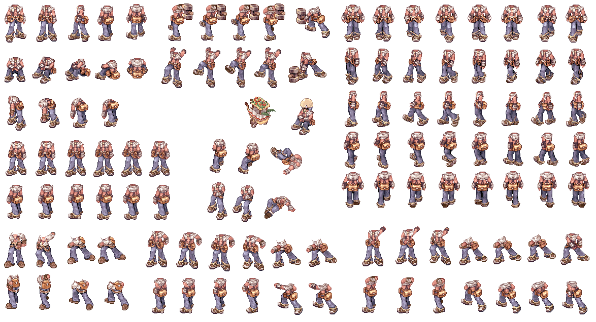 The Spriters Resource - Full Sheet View - Ragnarok Online - Mastersmith