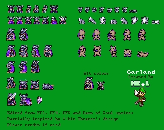 Final Fantasy 1 Customs - Garland (FF4/FF5-Style)