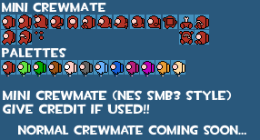 Mini Crewmate (Super Mario Bros. 3 NES-Style)