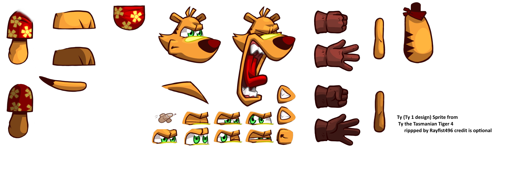 Ty the Tasmanian Tiger 4 - Ty (Ty 1 Design)