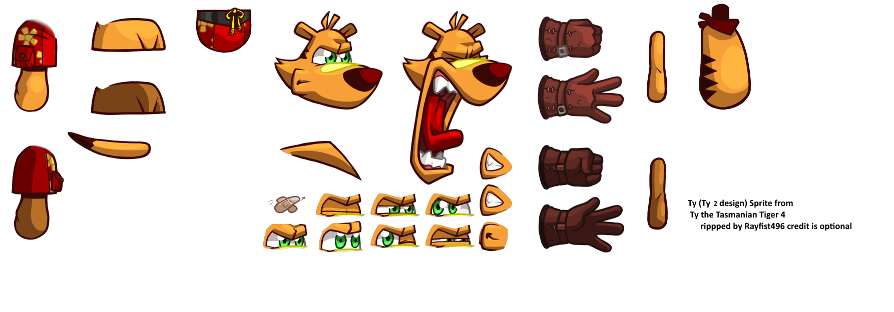 Ty the Tasmanian Tiger 4 - Ty (Ty 2 Design)