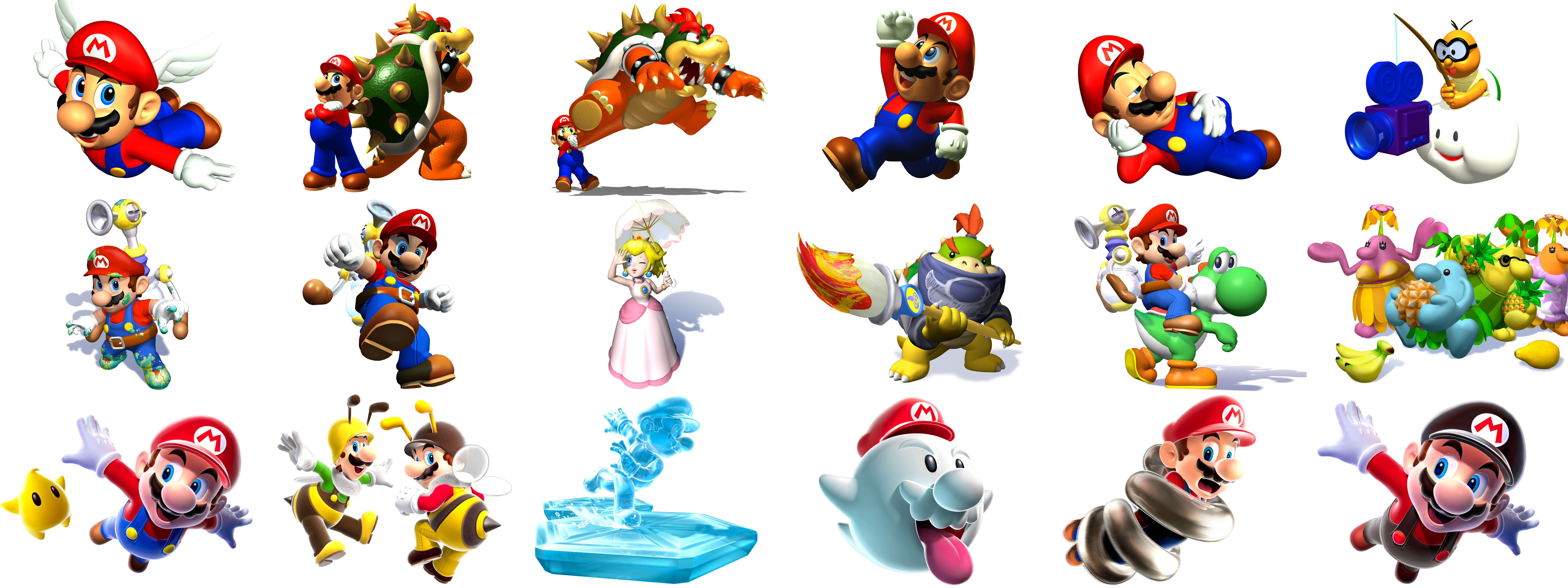 Super Mario 3D All-Stars - Loading Backgrounds