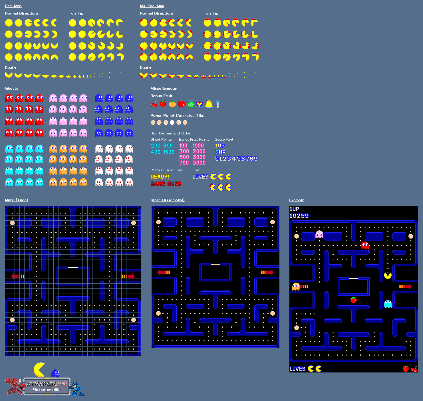 Pac-Man Customs - Pac-Man, Ms. Pac-Man, Ghosts, and Maze