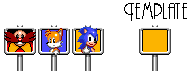 Sonic the Hedgehog Customs - Sign Posts (Sonic Chaos, Genesis-Style)