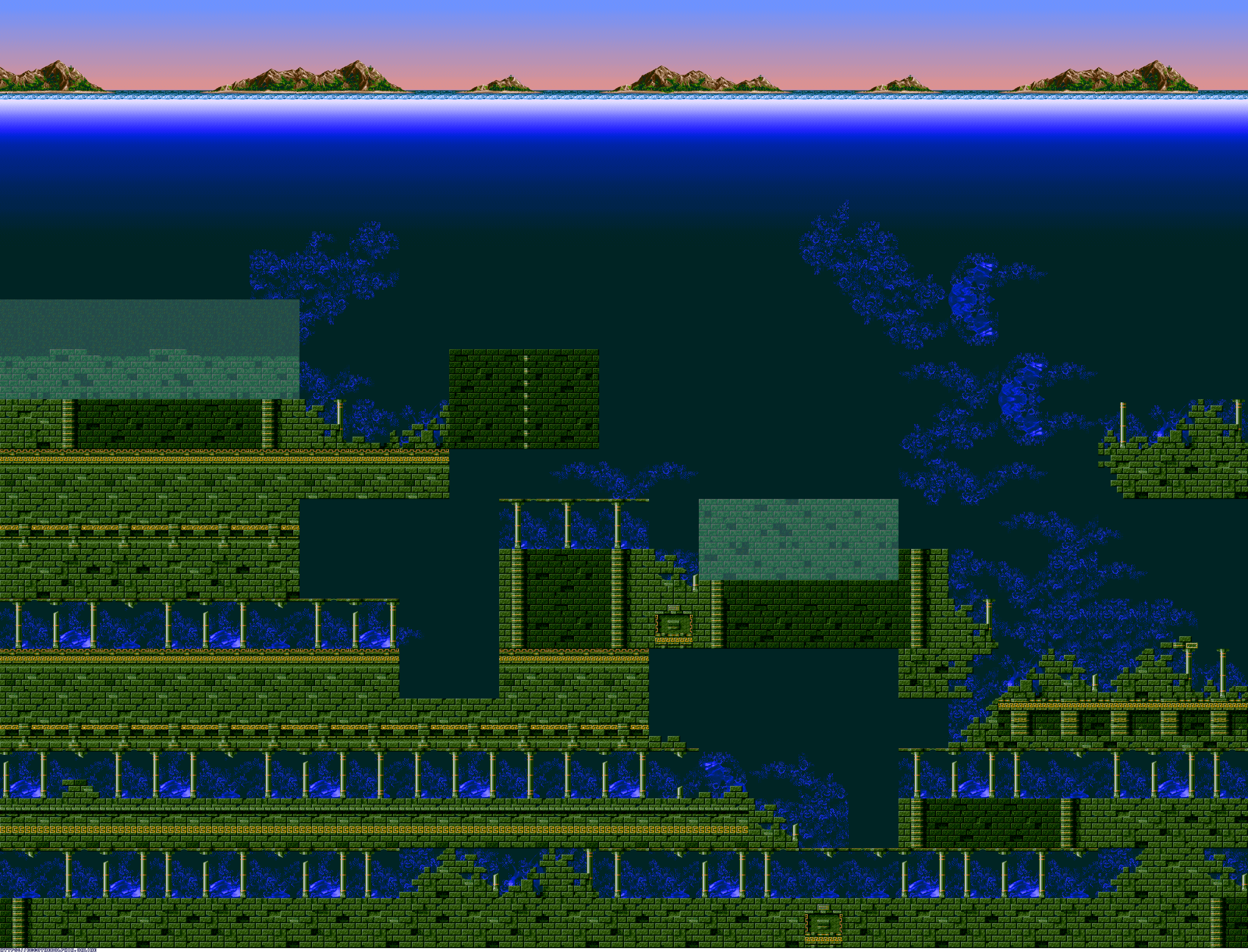 Ecco: The Tides of Time - Atlantis (Background)